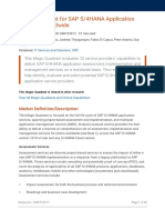 Magic Quadrant For S/4 HANA