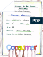 Consumer Awareness Project Class 9