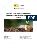 Management Qualité Et PC Finanaces