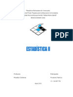 Informe de Estadistica II