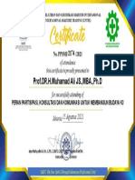 E-Sertifikat Prof - DR.H.Muhamad Ali JS.,MBA.,Ph.D