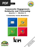 Humss12csc q1 Mod5 Communityactionmodalities v3 - Donna