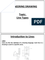 Engineering Drawing Topic:: Line Types