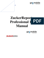 ZuckerReports Professional Manual 1.2