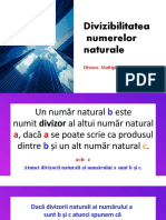 Divizibilitatea Numerelor Naturaledefinitii