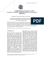 Activity Test of Abrus Precatorius l. Leaf