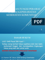 Peran Dan Fungsi Perawat Komunitas - Pertemuan 4