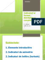 Tema Indicatorii Ai Formei Distributiei Si Concentrarii