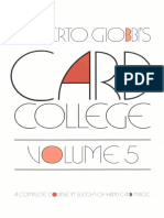 Card College Volume 5 by Roberto Giobbi 