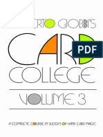 Card College Volume 3 by Roberto Giobbi 