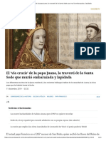 El 'Vía Crucis' de La Papa Juana, La Travesti de La Santa Sede Que Murió Embarazada y Lapidada