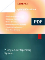 Operating System Variations