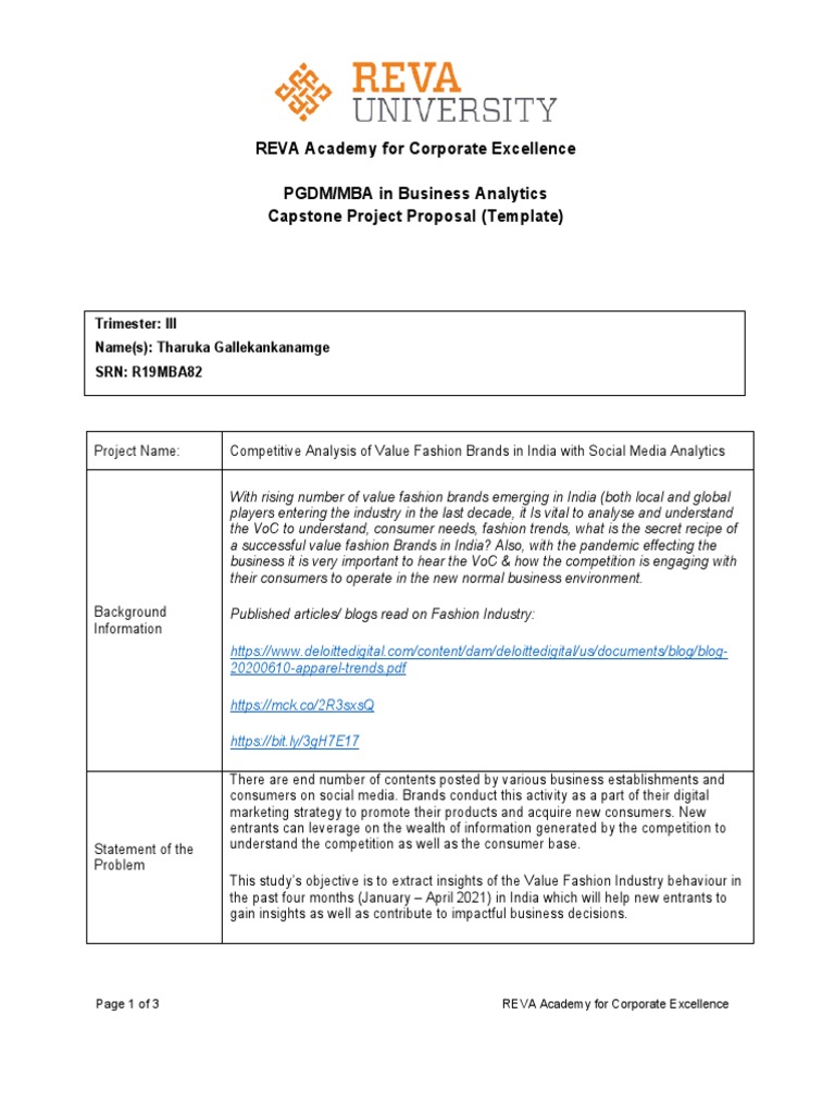 BA Capstone Project Abstract V2 Tharuka PDF Analytics Brand