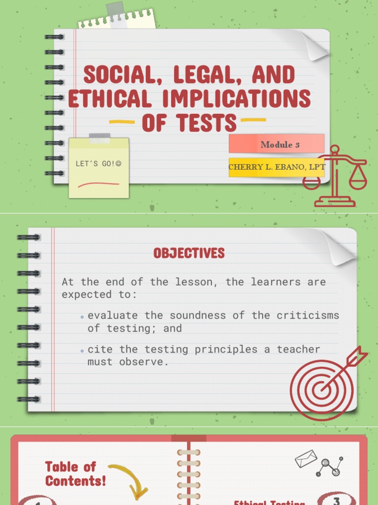 Ethical Testing Practices in Education | PDF | Standardized Tests ...