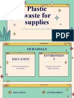Plastic Waste For Supplies: To Help Environment and Students