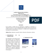 Implementos y seguridad en el laboratorio de fisicoquímica