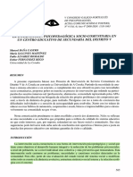 LA INTERVENCIÓN PSICOPEDAGÓGICA SOCIO-COMUNITARIA