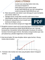 Ukuran Pemusatan dan Pengambilan Keputusan Berdasarkan Data