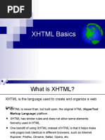 1 XHTML Basics