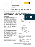 Reusabilidad - Pines de Pistón - Especificaciones para CATERPILLAR