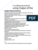 Measuring Macroeconomic Output and GDP