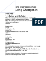 Measuring Changes in Prices: Introduction To Macroeconomics