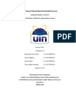 Laporan Praktikum Kosmetologi