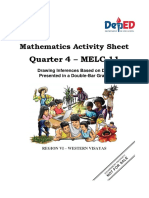 Quarter 4 - MELC 11: Mathematics Activity Sheet