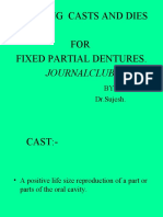 Working Casts and Dies FOR Fixed Partial Dentures.: Journalclub
