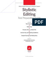 Peek Inside The Stylistic Editing Test Preparation Guide