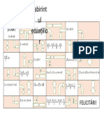 Labirintul Ecuatiilor - de Adaptat La Clasa A6a