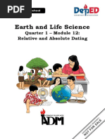 Earth and Life Science: Quarter 1 - Module 12: Relative and Absolute Dating