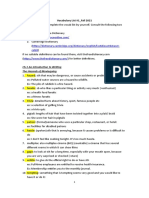 Vocabulary List #1 - Fall 2021 Instructions: Please Complete The Vocab List by Yourself. Consult The Following Two