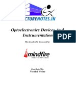 Optoelectronics Devices and Instrumentation