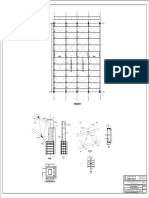 E-46 - Planta de Techos y Detalles de Conexiones de Cobertura Metálica