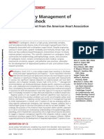 Contemporary Management of Cardiogenic Shock