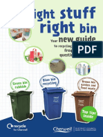 Right Stuff Bin Leaflet