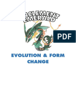 Evolution and Forms Guide
