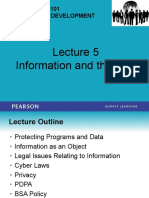 Lec5 - Information and The Law