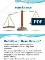 Beam Balance