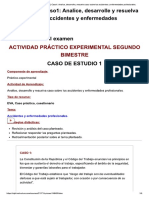 Examen - (APEB2-15%) Caso1 - Analice, Des... Cidentes y Enfermedades Profesionales