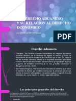 Derecho Aduanero y su relación al Derecho Económico