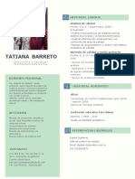 Currículum Tatiana Barreto