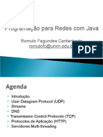 Programação para Redes com Java e protocolos TCP e UDP