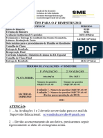 Orientações 4º Bimestre - 2021