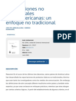 Exportaciones No Tradicionales Latinoamericanas - Un Enfoque No Tradicional - Pub