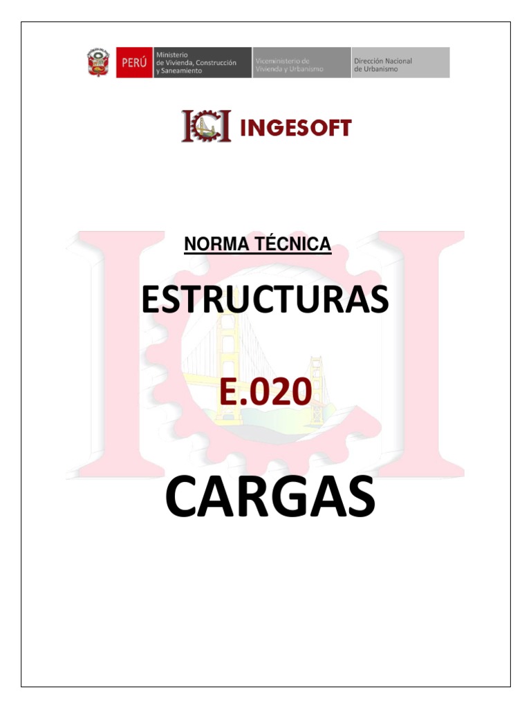 Norma E.020 Cargas | PDF | Nieve | Barlovento y sotavento