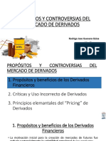 Propósitos y Controversias Del Mercado de Derivados