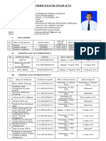 Curricullum Vitae (CV) : Personal Data