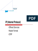IP (Internet Protocol) : Offered Services Packet Format Icmp